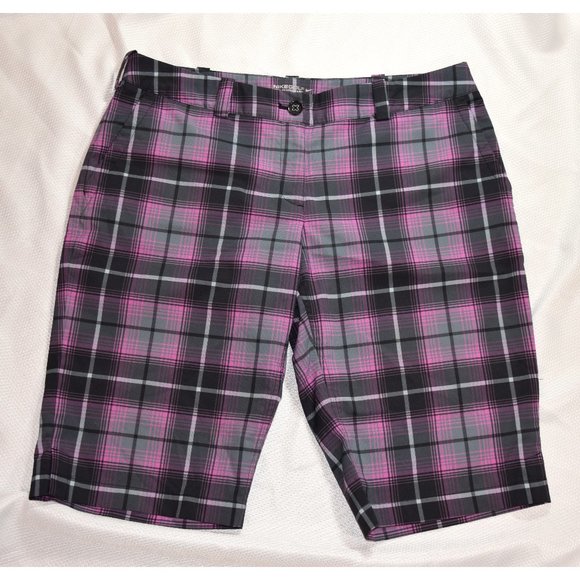 Nike Golf Tour Performance Plaid Shorts  size 12 - Picture 1 of 9
